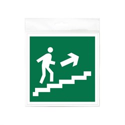 Наклейка Контур Лайн Выход направо вверх - фото 16638512