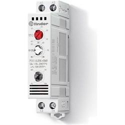 Щитовой модульный термостат-гигростат FINDER 7T5102304360 - фото 16642975