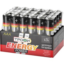 Батарейка Трофи LR03-24 bulk - фото 16645140