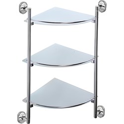 Угловая стеклянная полка Haiba hb1907-3 - фото 16645336