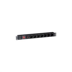 Блок розеток ExeGate ServerPro PDU-19H702 Al-7S-C14-SW-O - фото 16649270