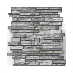 Самоклеящаяся декоративная пвх панель Центурион камень сумерки - фото 16652481