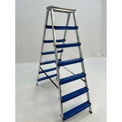 Двусторонняя алюминиевая стремянка Sarayli КОЛОР - фото 16652678