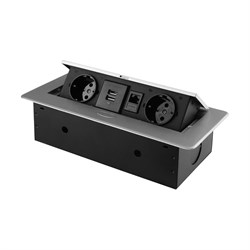 Горизонтальная выдвижная розетка ROCKETSOCKET SHS020-S - фото 16658326