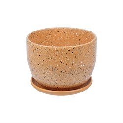 Керамический горшок Вещицы терраццо - фото 16659167