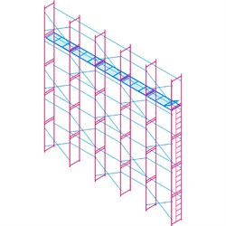 Комплект рамных лесов МЕГА 785 - фото 16660024