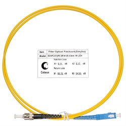 Оптический шнур Cabeus FOP(s)-9-SC-ST-15m - фото 16663719