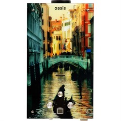 Газовый проточный водонагреватель OASIS Glass 20 TG - фото 16668150