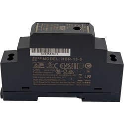 Источник питания Mean Well HDR-15-5 - фото 16671765