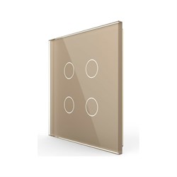 Панель для сенсорного выключателя LIVOLO C3-4C-63 - фото 16672964