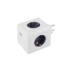 Разветвитель ROCKETSOCKET Cube Original 4 Euro - фото 16676954