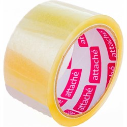 Упаковочная клейкая лента ATTACHE 50 мм x 50 м, 40 мкм, прозрачная - фото 16677126