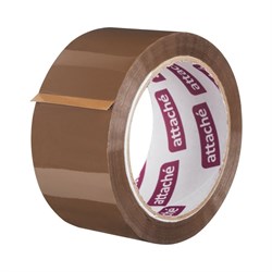 Упаковочная клейкая лента ATTACHE 50 мм х 66 м, 50 мкм, коричневая - фото 16678492