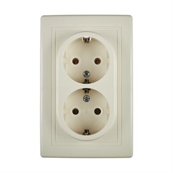 Двойная розетка Aling-conel PRESTIGE - фото 16680626