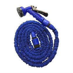 Поливочный шланг Зеленый Луг синий, 5-15 м - фото 16684952