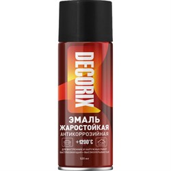 Жаростойкая аэрозольная эмаль для сверхвысоких температур Decorix 0152-07 DX - фото 16686483