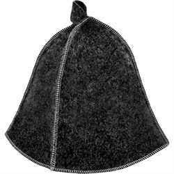 Шапка для бани Бацькина баня Серая - фото 16689079