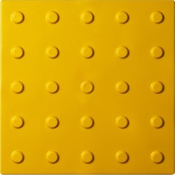 Тактильная плитка PALITRA TECHNOLOGY 50245-2-PVC-300x300x4-Y-VI - фото 16692526