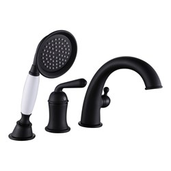 Встроенный смеситель на борт ванны ROSE 3 в 1 R0212H - фото 16693404