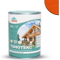 Защитно-декоративный состав для дерева KRONA Тонотекс - фото 16695344