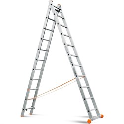 Двухсекционная лестница Эйфель Классик 2х11 - фото 16695592