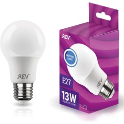 Светодиодная лампа REV LED A65 E27 13Вт 4000K - фото 16695959