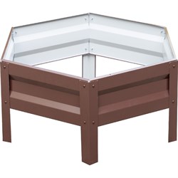 Оцинкованная клумба ООО «ТД «КАСКАД» К060К - фото 16700427