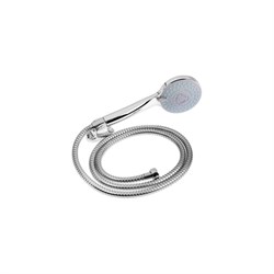 Набор для душа ZEIN шланг 150 см, держатель, лейка 5 режимов, хром - фото 16703660