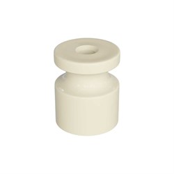 Пластиковый изолятор универсальный для наружного монтажа витого провода iTOK i-KPP-IZ-P-RETRO-100-IV - фото 16706263