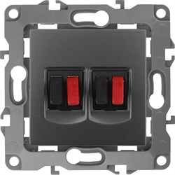 Двойная розетка аудио ЭРА 12-3112-12 - фото 16707153