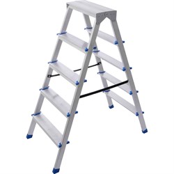 Оцинкованная двухсторонняя стремянка STAIRS OS205 - фото 16711700