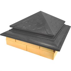 Колпак на столб забора ООО ТК "ТИТАН" Тетто Элит Чешуя - фото 16714255