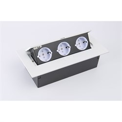 Выдвижной встраиваемый блок розеток SETE SBT-03-10 - фото 16717044