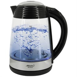 Электрический стеклянный чайник Atlanta ATH-2535 black - фото 16717536