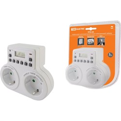 Недельный розеточный таймер TDM ELECTRIC ТРЭ-03 - фото 16718812