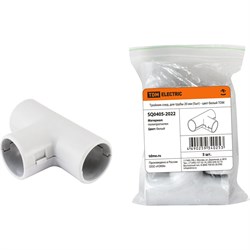 Тройник-соединение для трубы 20 мм TDM ELECTRIC SQ0405-2022 - фото 16724665