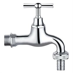 Вентиль для подключения шланга DOUBLE-LIN LL2051 B (1/2") - фото 16729515