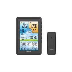 Многофункциональная беспроводная метеостанция BALDR B0360WST2H2PR-V2-BLACK - фото 16732079