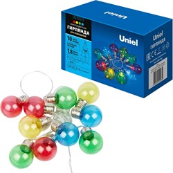 Светодиодная гирлянда Uniel Лампочки ULD-S1800-010/STB/3AA - фото 16737767