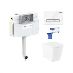 Приставной унитаз Lavinia Boho Aveo Rimless - фото 16738432