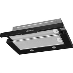 Кухонная вытяжка KONIGIN Rebus Smooth Black 60 - фото 16739775