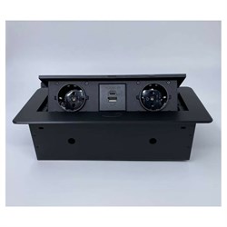 Выдвижной встраиваемый блок розеток Inrior TORO-33-20 - фото 16747351