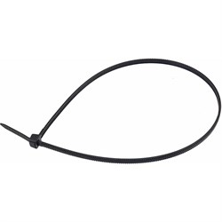 Нейлоновая хомут-стяжка REXANT с тройным замком 300x4,8 мм, черная - фото 16748246