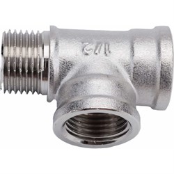 Резьбовой латунный тройник DOUBLE-LIN LL6121 (1/2") - фото 16750212