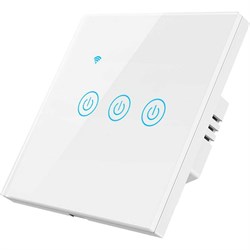 Умный трехкнопочный сенсорный выключатель Roximo SWSEN01-3W - фото 16751422