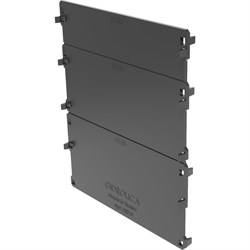 Пластиковая торцевая заглушка для лотка водоотводного Gidrolica standart - фото 16759357