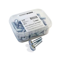 Мебельный болт качественный крепеж 8x40 DIN603 (35 шт.) - фото 16772957