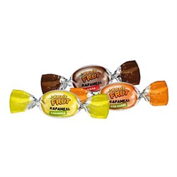 Карамель с шипучей начинкой KRUTFRUT со вкусом колы, апельсина, лимона, 500 г, КНК300 - фото 16776505
