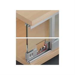 Двойная ходовая шина для привинчивания Hafele Slido F-Line14 25A - фото 16779236