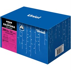 Светодиодная бахрома Uniel ULD-B3010-200/SWK WHITE - фото 16780099